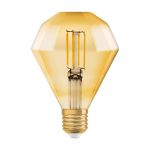 Osram Vintage 1906 LED E27 Birne Fadenlampe Gold 4.5W 420lm - 825 Extra Warmweiß | Ersatz für 40W