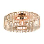 Good&Mojo Deckenleuchte Bromo Bambus Braun L | Geeignet für 1x E27 