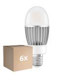 Mehrfachpackung 6x Ledvance LED Glühbirne HQL LED P E40 41W 6000lm - 840 Kaltweiß | Ersatz Für 125W