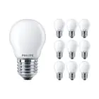 Mehrfachpackung 10x Philips Corepro LED Lustre E27 Kugel Matt 2.2W 250lm - 827 Extra Warmweiß | Ersatz für 25W
