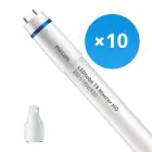 Mehrfachpackung 10x Philips LED Tube T8 MASTER (EM Mains) High Output 8W 1000lm - 830 Warmweiß | 60cm - Ersatz für 18W